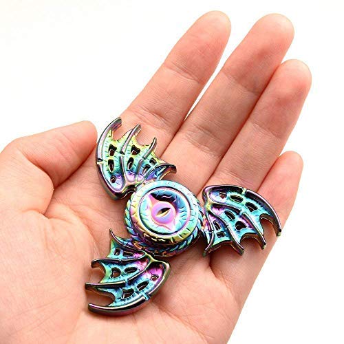Solid Metal Phoenix Fidget Spinner Sensory Novelty Hand Finger Spinning