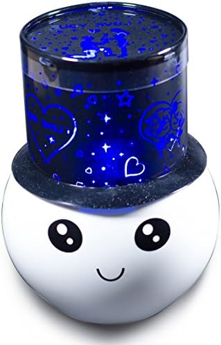 Children LED Projection Light, Built-In 1200Ma Rechargeable Batteries, USB Charging,Decorative Light, Baby Kindergarten Night Light (Rose Lover)