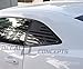 Decal Concepts Flat Black American Flag Rear Quarter Window Accent Decal Kit- Fits Camaro (2010-2015)