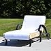 Linum Home Textiles CL00-SNP Standard Size Chaise Lounge Cover - White