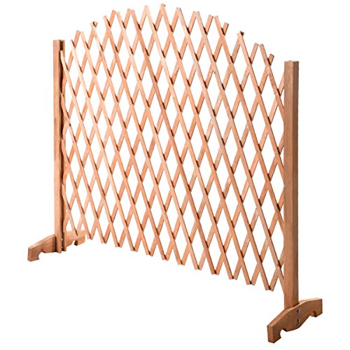 SKEMIDEX---70 4/5 Expanding Portable Fence Wooden Screen Dog Gate Pet Safety Kid Patio Lawn This is about as easy a fencing solution as you can find. This Extend-A-Fence instant home fencing - Thumbnail 4