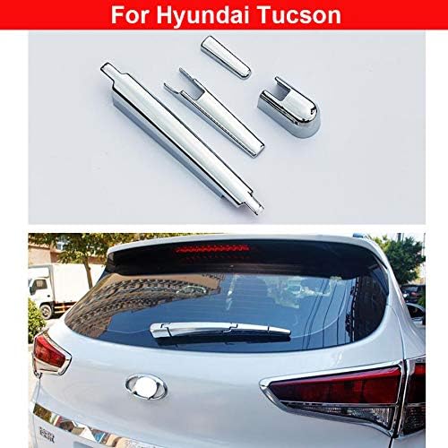 New Chrome Rear window wiper cover trim Decorate For Tucson 2016 2017 2018
