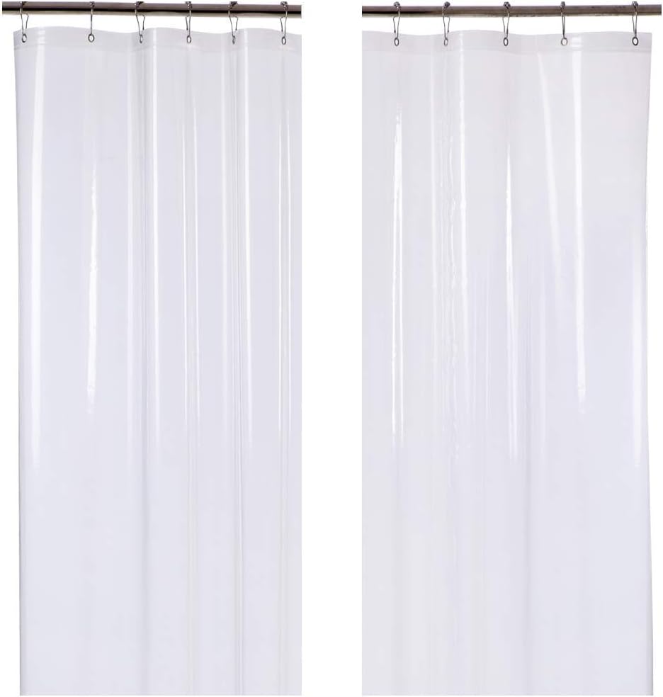 Amazon Com Amazer 2 Pack Shower Curtain Liners 72 W X 78 H Eva