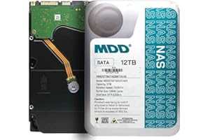 MDD MAXDIGITALDATA MDD (MDD12TSATA25672NAS) 12TB 7200 RPM 256MB Cache SATA 6.0Gb/s 3.5" Internal NAS Hard Drive - 5 Years Warranty