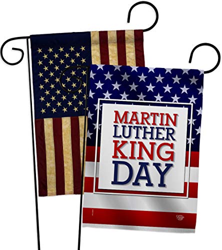Ornament Collection MLK Day Porch Banner Pack Wall Grave Decorations for Cemete…