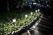 voona Solar LED Outdoor Lights 8-Pack Stainless Steel Pathway Landscape Lights for Outdoor Path Patio Yard Deck Driveway and Garden, (Silver)