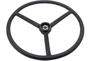 1 PC SHLPDFM Black Steering Wheel 1104-4900 D6NN3600B 81803180, 81844797, 82016841, 83909785 Fits for Ford New Holland Tracto