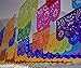 RICO RICO - Plastic Papel Picado 1 Pack, Ideal for a Mexican Fiesta, Cinco de Mayo, Mexican Themed Party and Fiesta Party Decorations,16 Feet Long - 10 Unique Designs.