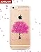5.5” ONLY !!! iPhone 6 Plus, iPhone 6S Plus Case, Soft TPU Cover, Handmade, Real Pressed Dried Flowers, Crystal Clear, Personalized 3D Effect, FS 0413 Phone Case (Pink Sakura Tree)