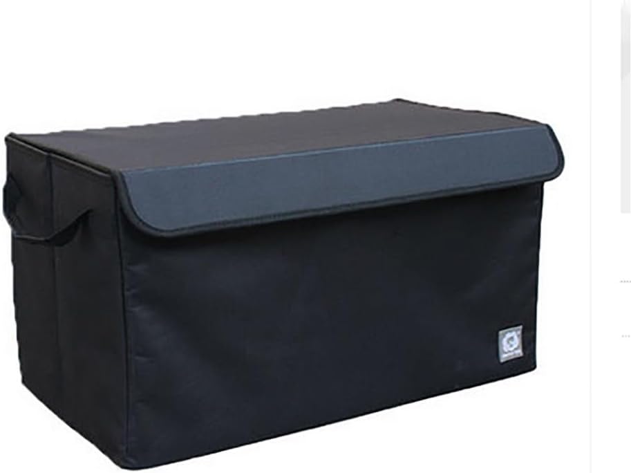 RIRI Auto Trunk Organizer Car Storage Box. Best for Groceries, Toy, Cargo, Sports Gear, Golf and Camping for Vehicle, SUV, Van or Truck. Collapsible Material with 2 Sturdy Compartments