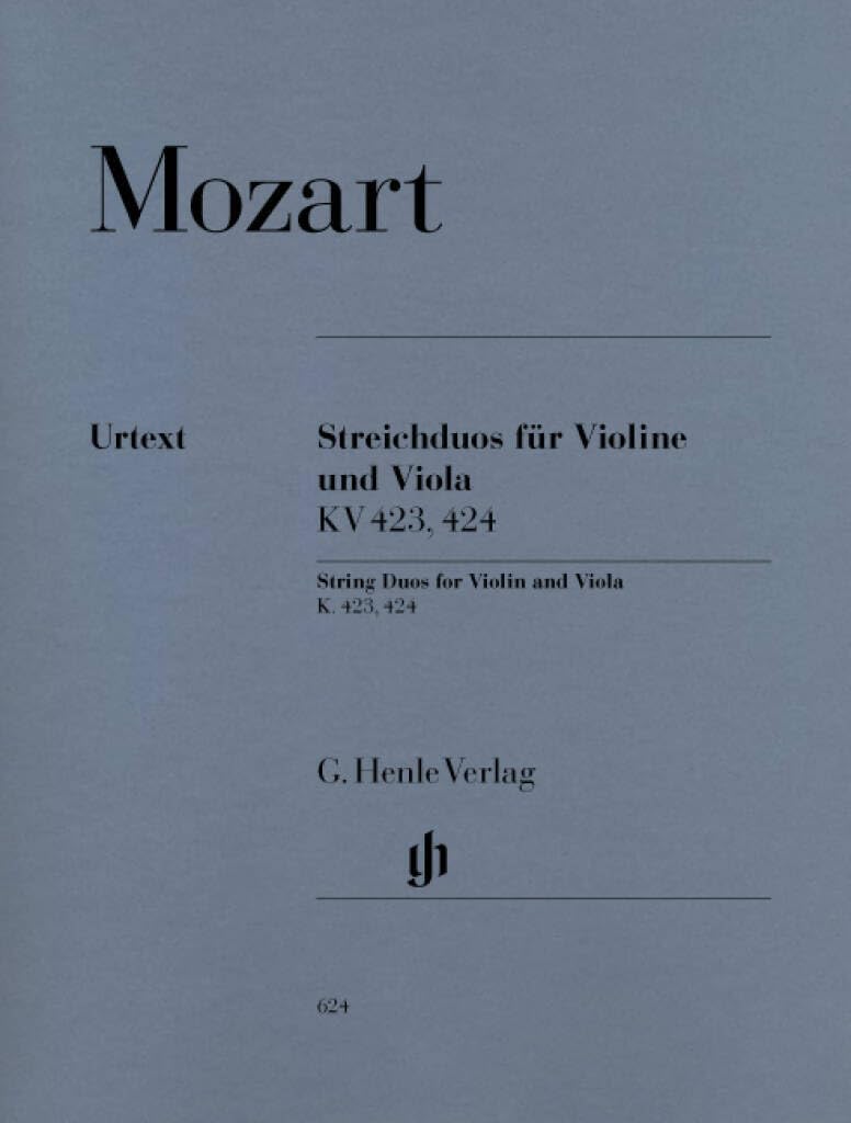 Mozart: String Duos - violin and viola - Henle - (HN 624)