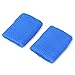 Mallofusa 10 Pack Colorful Sports Basketball Football Absorbent Wristband Sweatbands Party Outdoor Activity (Dark Blue)