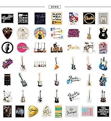Love Guitar Stickers Fender Electric Guitar