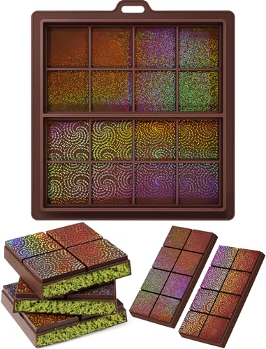 NiHome Holographic Dubai Chocolate Molds