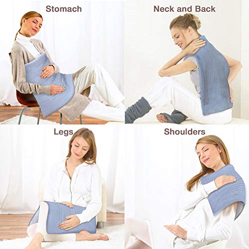GENIANI Extra Large Electric Heating Pad for Back Pain and Cramps