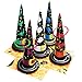 Unomor Inflatable Witch Hat Ring Toss Game Halloween Games for Kids（Air Pump Included）
