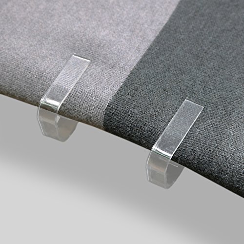 Big Mo's Toys Clear Plastic Tablecloth Clips – Picnicking Accessory - Set of 72 - Thumbnail 3