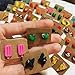 G2PLUS 200PCS Earring Display Cards, Kraft Paper Earrings Holder Card, 1.10
