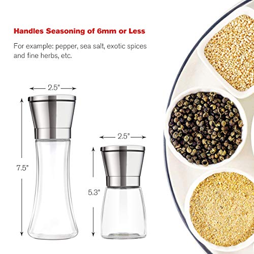 3 Salt+Pepper+Grinder+Adjustable+Ceramic