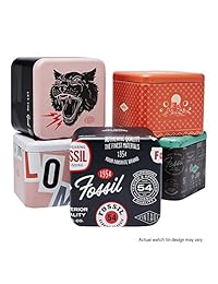 Reloj de cuarzo con vestido de acero inoxidable Jesse Fossil para mujer