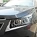 Manso Chrome Head Light Lamp Cover Protector Trim 2Pcs/Set For 11 12 13 Chevy Cruze