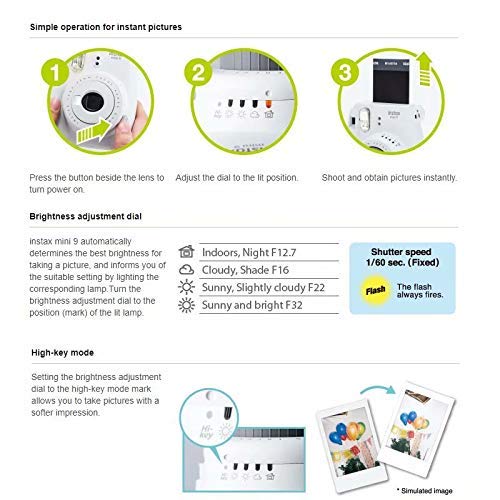Limited Edition Instax Mini Flash Settings Fujifilm Instax Mini