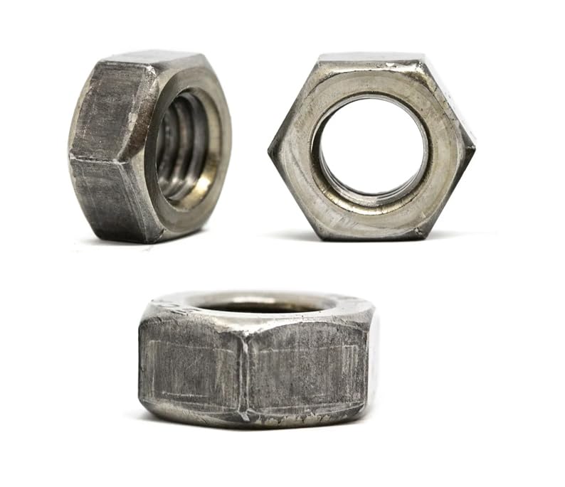 M20 (20mm) High Tensile Hexagon Full Nuts Plain Steel Metric DIN 934 (Pack of 2) A08B