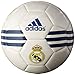 Spanish Primera Liga Real Madrid Soccer Ball, Size 5, White/Ray Purple/Collegiate Royal