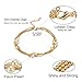LOYALLOOK 8Pcs Charm Anklets Bracelets Foot Jewelry Sexy Chain Set Adjustable For Women