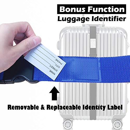 TRANVERS Ultra Long Heavy Duty Luggage Straps for Suitcases/Uprights