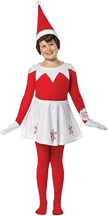 Amazon Com Girls Halloween Costume Elf On A Shelf Girl Kids