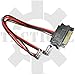 SATA 15-pin power to 2x 6-pin slimline SATA power cable adapter