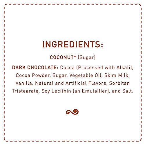 Dark Chocolate Covered Coconut, 6 Oz Bag
