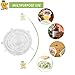 Silicone Stretch Lids Reusable 7 pack-Silicone Lids Silicon Covers Food Saver Covers Various Sizes for Food, Bowls, Bottles,Pots Cans, Cups, Platters, Dishes, Dishwasher, Jars, Oven, Microwave