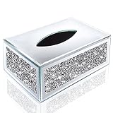 Wocred Rectangular Mirrored Tissue Box
