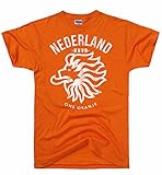 DirtyRagz Men's Netherlands Flag Holland Dutch Soccer Mens T-shirt