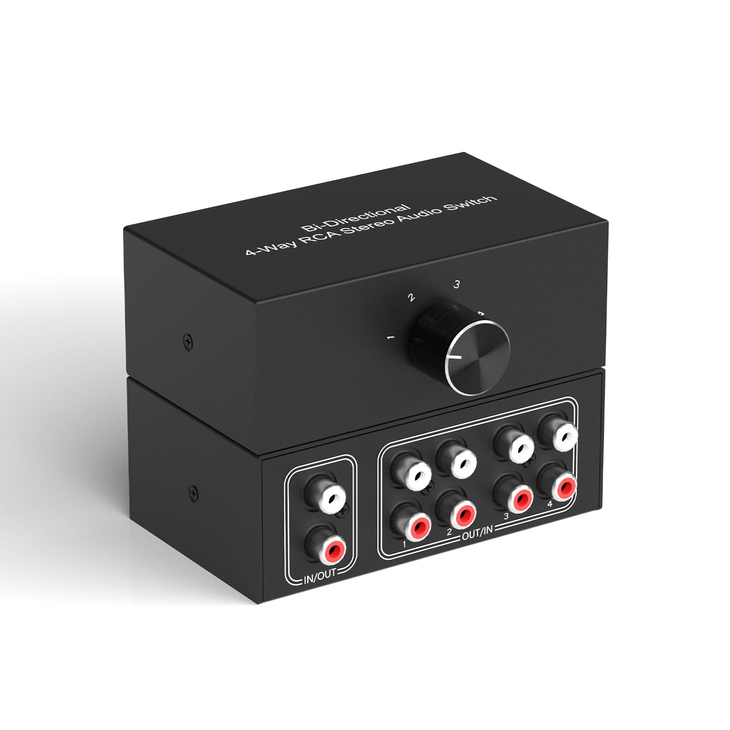 4-Way Stereo Audio Switcher, Bi-Directional Right