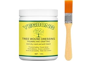 100g Tree Wound Sealer & Grafting Paste – Multi-Function Healing Paste for Pruning Cuts, Storm Damage, and Bonsai Care (6cm x