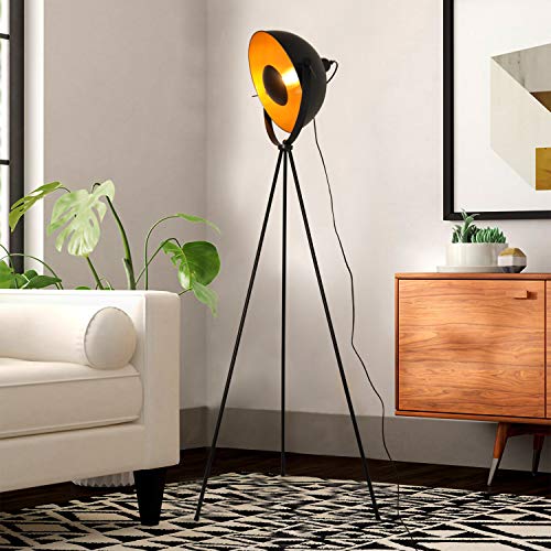 Modern Industrial Tripod LED Satellite Floor Table Lamp Vintage