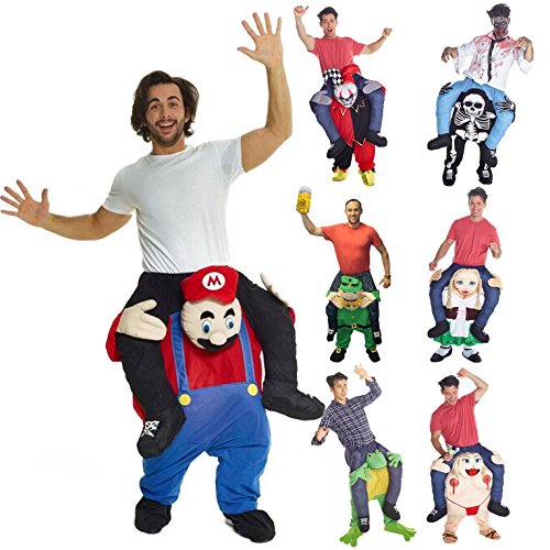 Carry Me Piggy Back Piggyback Funny Costume Unisex - With Stuff Your Own Legs