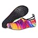 Men and Women Slip-On Water Shoes Lightweight Barefoot Quick-Dry Aqua Yoga Socks For Outdoor Beach Sports(colorful,38/39EU)