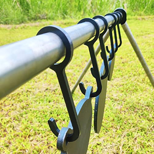 FULLBOW AR500 Steel Target Hangers and Gong Targets Combo Pack, Gong