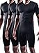 NELEUS Men's 3 Pack Workout Athletic Compression Shirts,Black,US L,EU XL