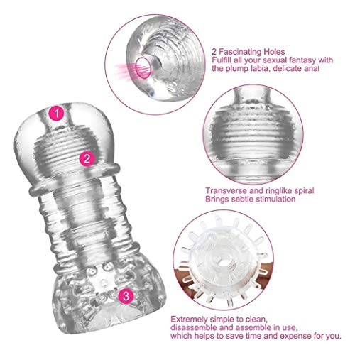 YUJIAN-Massagertoy-Uomini-Delay-Training-Adulti-Giocattolo-Masturbators-Tazza-di-Medical-Grade-Pocket-Blow-Job-Device-Ventosa-Tazza-per-Uomini-Migliore-Regalo