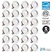 TORCHSTAR 4 Inch Gimbal LED Recessed Lighting with Junction-Box, 12W (90W Eqv.) Dimmable Downlight, 950lm, ETL & Energy Star Listed, CRI 90+, 5000K Daylight, 5 Years Warranty, Pack of 12