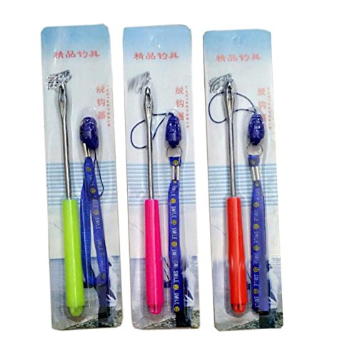 ZHUOTOP Fishing Hook Remover Detacher Extractor Tackle Removal Tool With Strap Portable