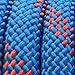 Aoneky 10 mm Static Outdoor Rock Climbing Rope, Fire Escape Safety Rappelling Rope (Blue 1, 98)