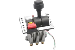 HXYBBGS AV295 Power Take Off PTO Hoist Air Shift Control Valve with PTO Switch Brighter Light Push to Connect Fittings Dump Truck Valve Tipper Hydraulic System Fit for Apsco AV-295 328388-79X K90