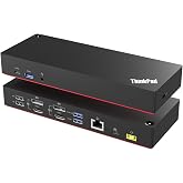 Lenovo ThinkPad 40AF0135 Docking Station - Universal USB-C Hub With Dual HDMI/DP, Ethernet, 6 USB Ports