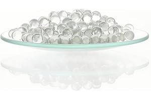 Labasics Glass Round Beads, 5 mm Diameter, 500 Beads per Pack, Boiling Control Stones for Lab Liquids, Distillation and Heati
